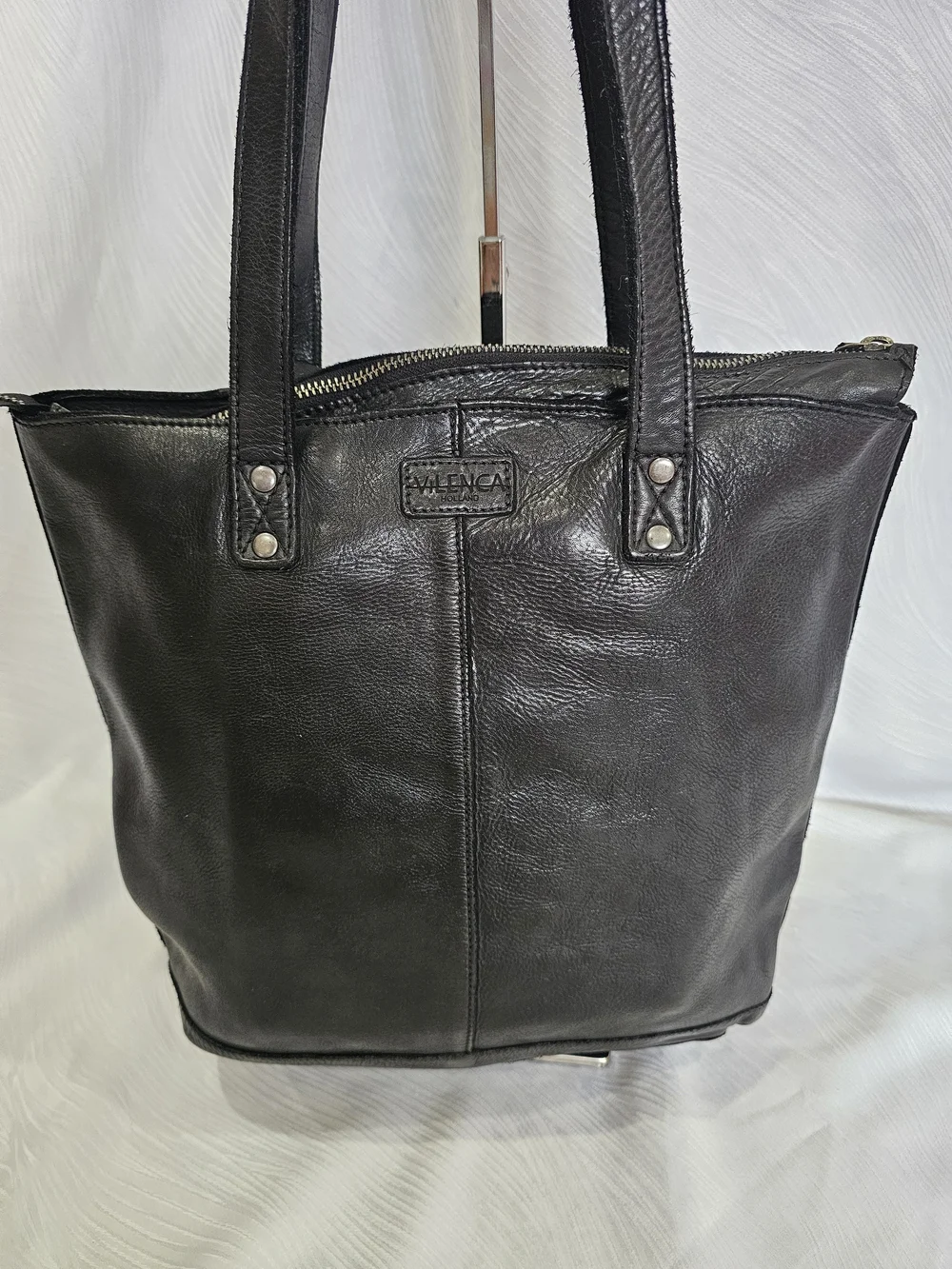 Vilenca Holland Genuine Distressed Leather Tote Shoulder Handbag
